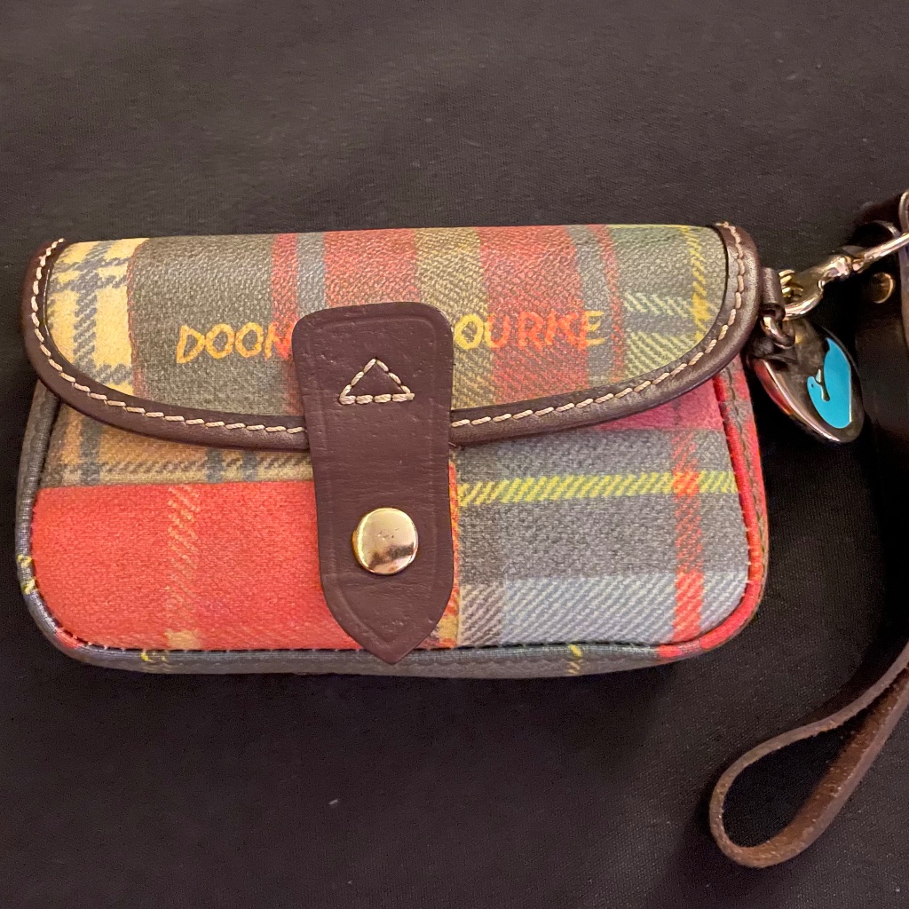 Dooney & Bourke Plaid Wristlet- Y2k
